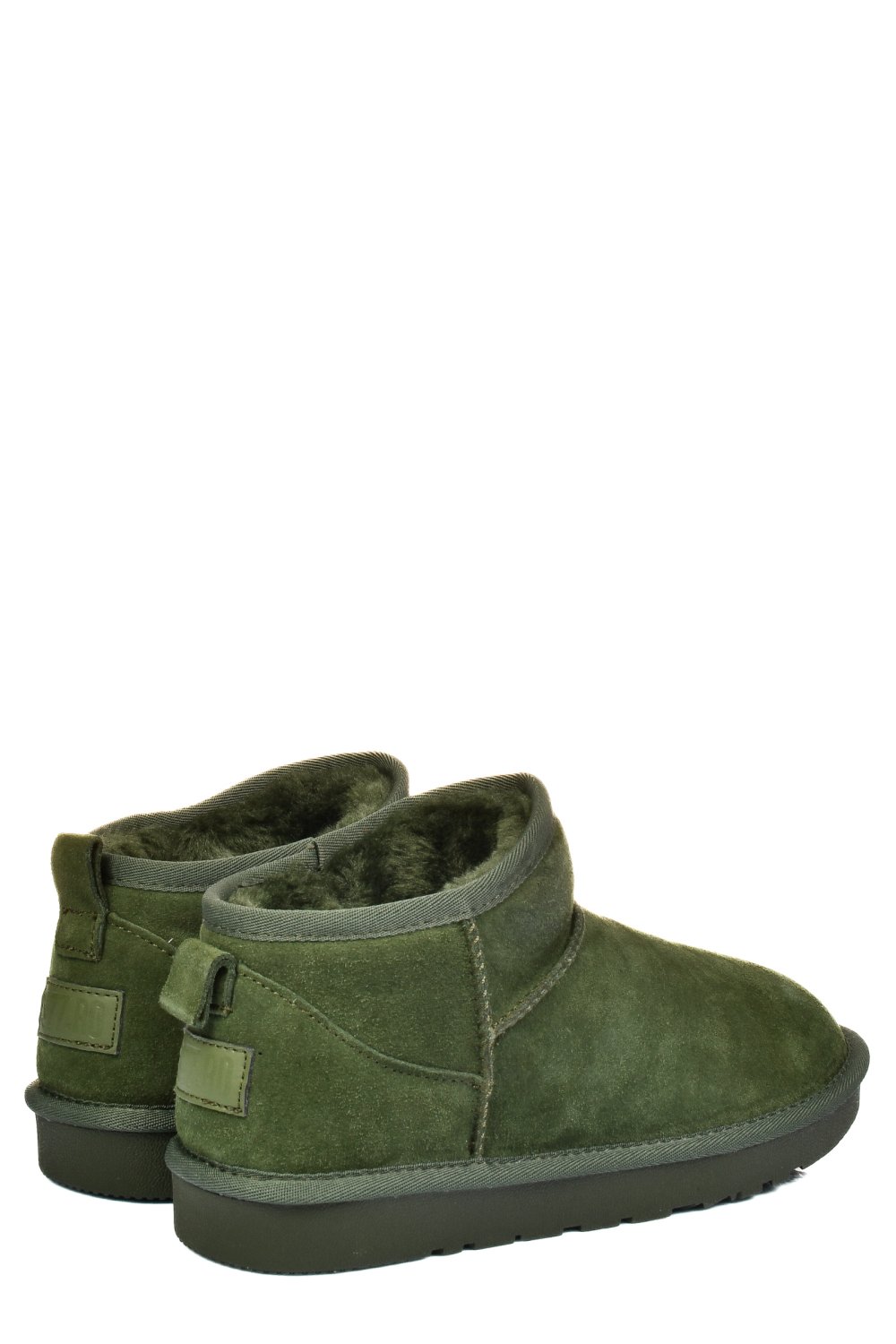 GHETE DAMA IMBLANITE PIELE NATURALA INTOARSA VERDE 1S771200