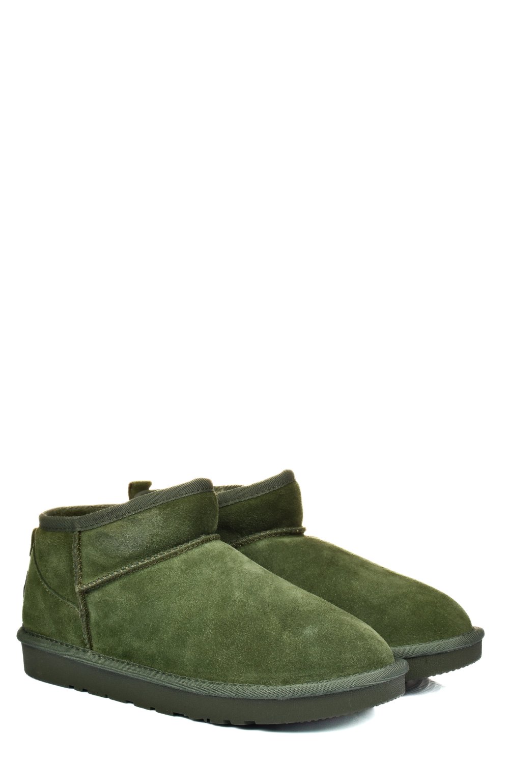 GHETE DAMA IMBLANITE PIELE NATURALA INTOARSA VERDE 1S771200