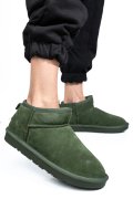 GHETE DAMA IMBLANITE PIELE NATURALA INTOARSA VERDE 1S771200