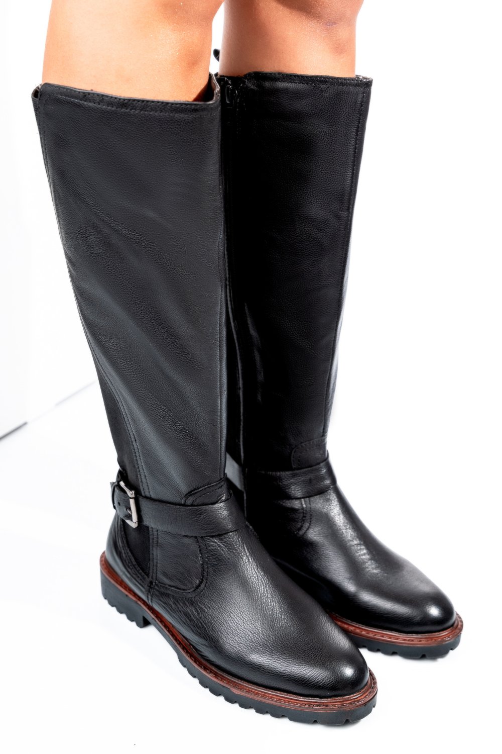 CIZME DAMA PIELE NATURALA NEGRE 8S77793