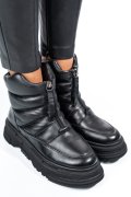 GHETE NEGRE PIELE NATURALA APCK4003