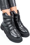 GHETE NEGRE PIELE NATURALA APCK4003