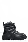 GHETE NEGRE PIELE NATURALA APCK4003