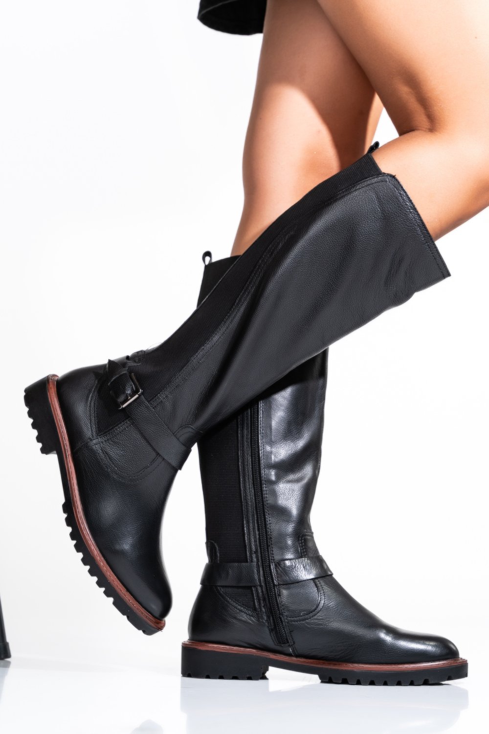 CIZME DAMA PIELE NATURALA NEGRE 8S77793