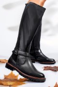 CIZME DAMA PIELE NATURALA NEGRE 8S77793