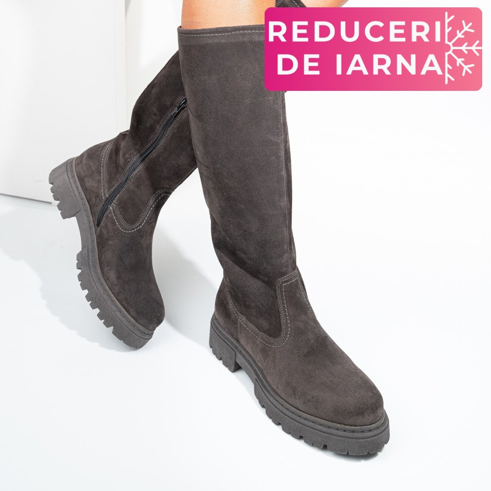 CIZME MARO PIELE NATURALA INTOARSA 12170628