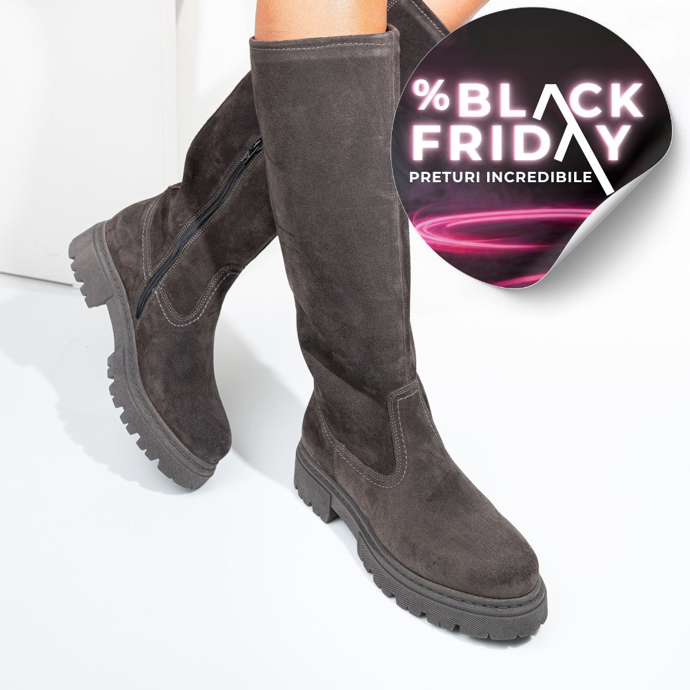 CIZME MARO PIELE NATURALA INTOARSA 12170628