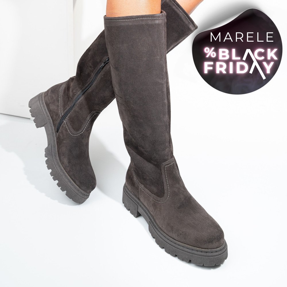 CIZME MARO PIELE NATURALA INTOARSA 12170628