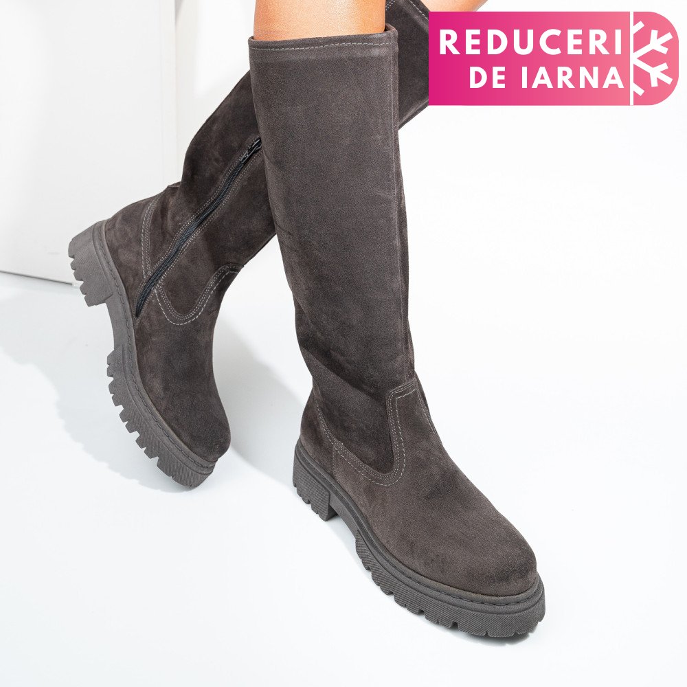 CIZME MARO PIELE NATURALA INTOARSA 12170628