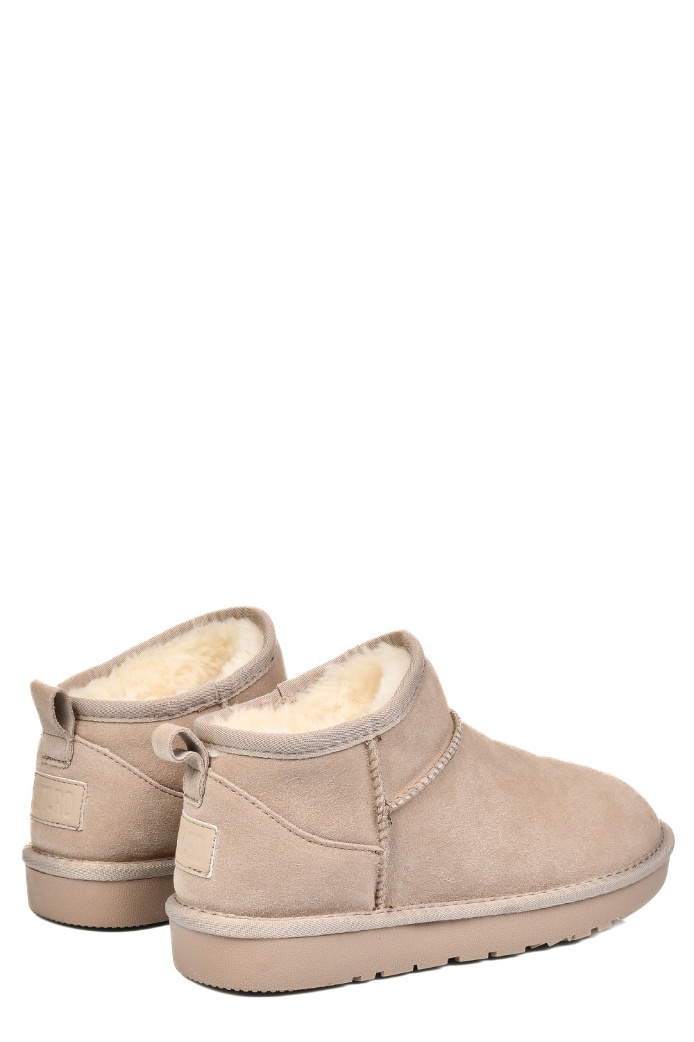 GHETE DAMA IMBLANITE PIELE NATURALA INTOARSA TAUPE 1S771200