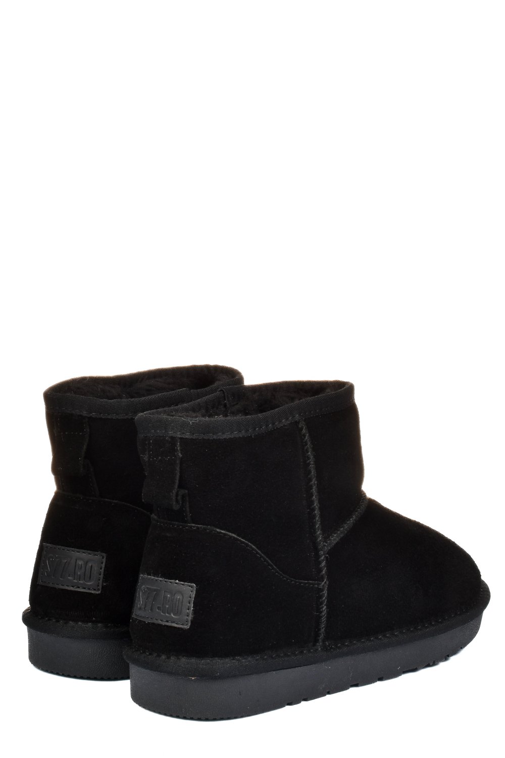 CIZME DAMA IMBLANITE PIELE NATURALA INTOARSA NEGRE IS771201