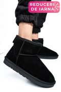 CIZME DAMA IMBLANITE PIELE NATURALA INTOARSA NEGRE IS771201