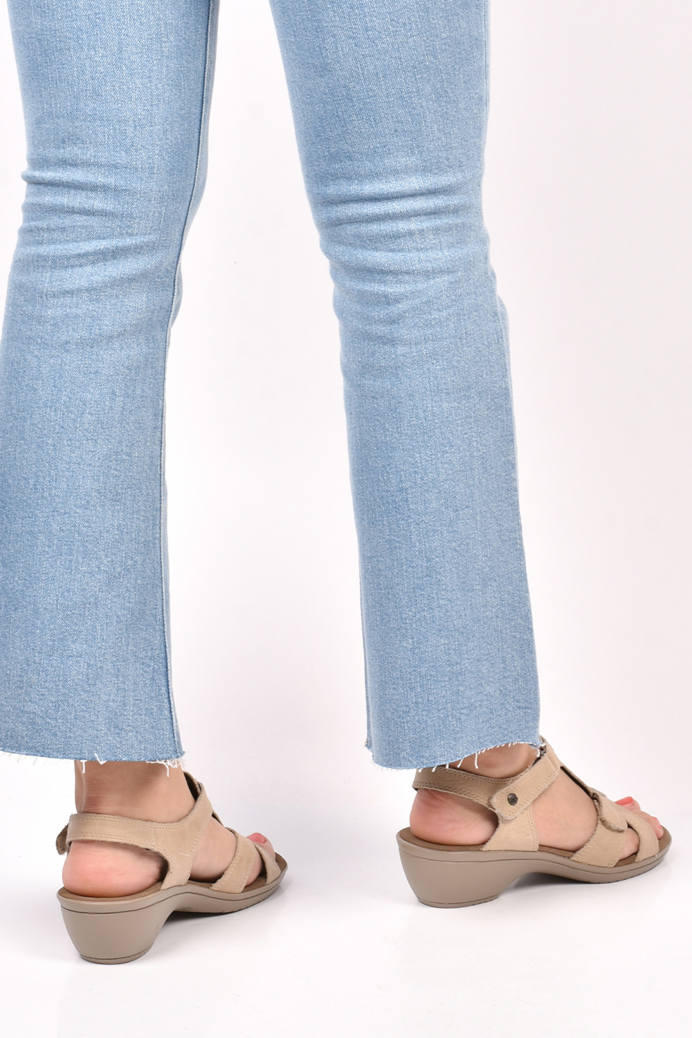 SANDALE BEIGE PIELE NATURALA 9PC559-SP