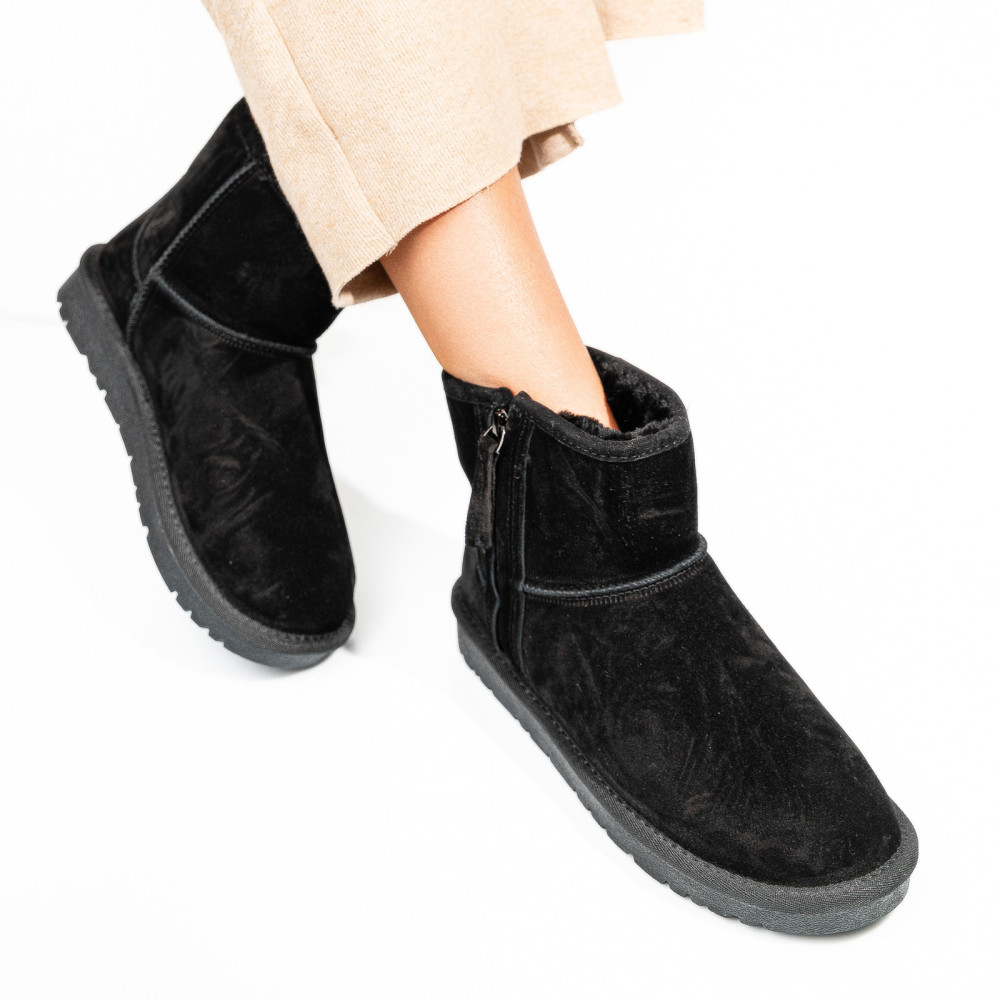 CIZME NEGRE PIELE NATURALA 5SP807