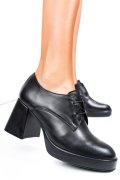 PANTOFI NEGRI PIELE NATURALA  251629NP
