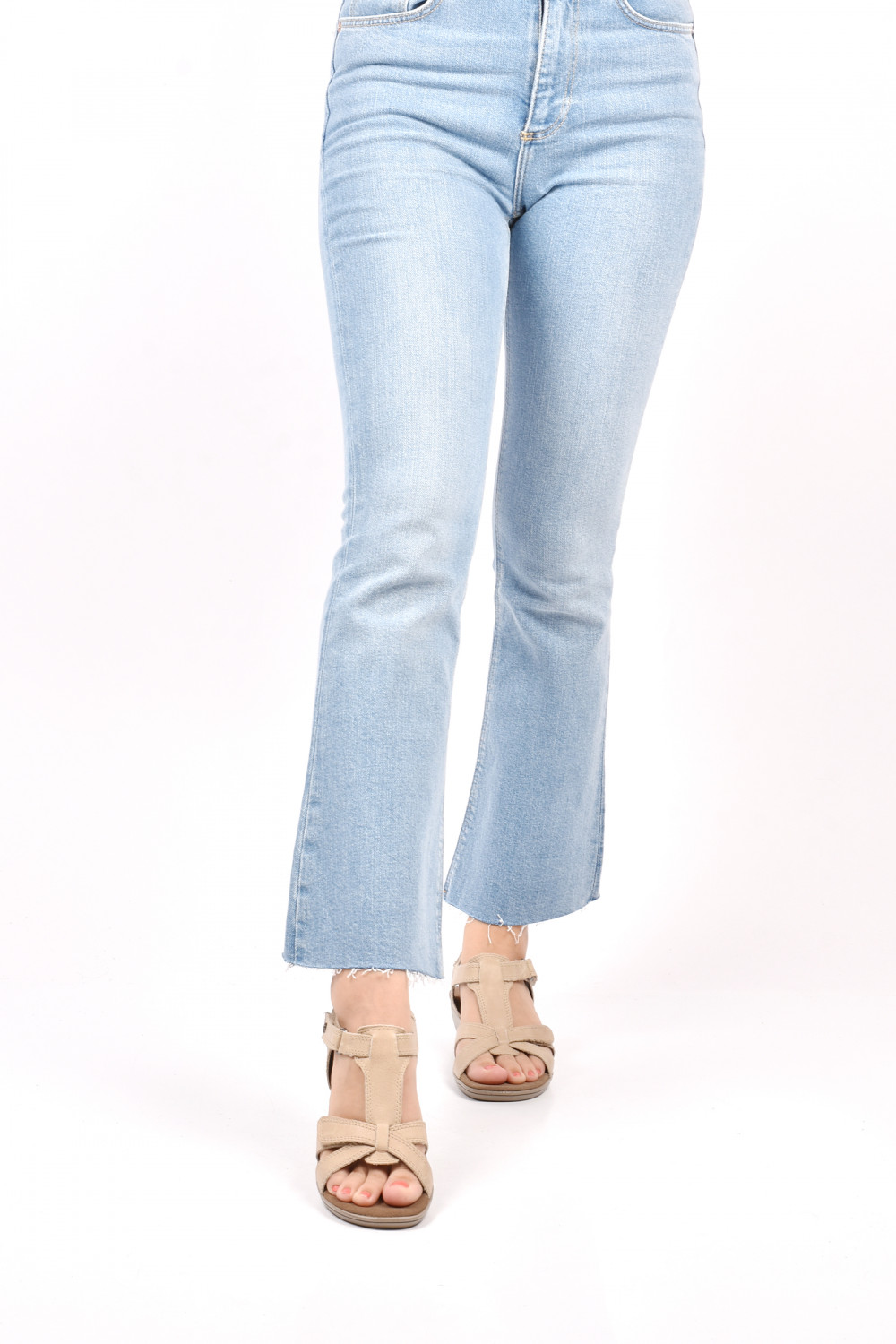SANDALE BEIGE PIELE NATURALA 9PC559-SP