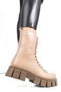 GHETE BEJ PIELE NATURALA 242829NP