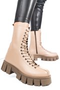 GHETE BEJ PIELE NATURALA 242829NP