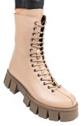 GHETE BEJ PIELE NATURALA 242829NP