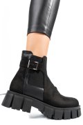 GHETE NEGRE PIELE NATURALA 242830NBK