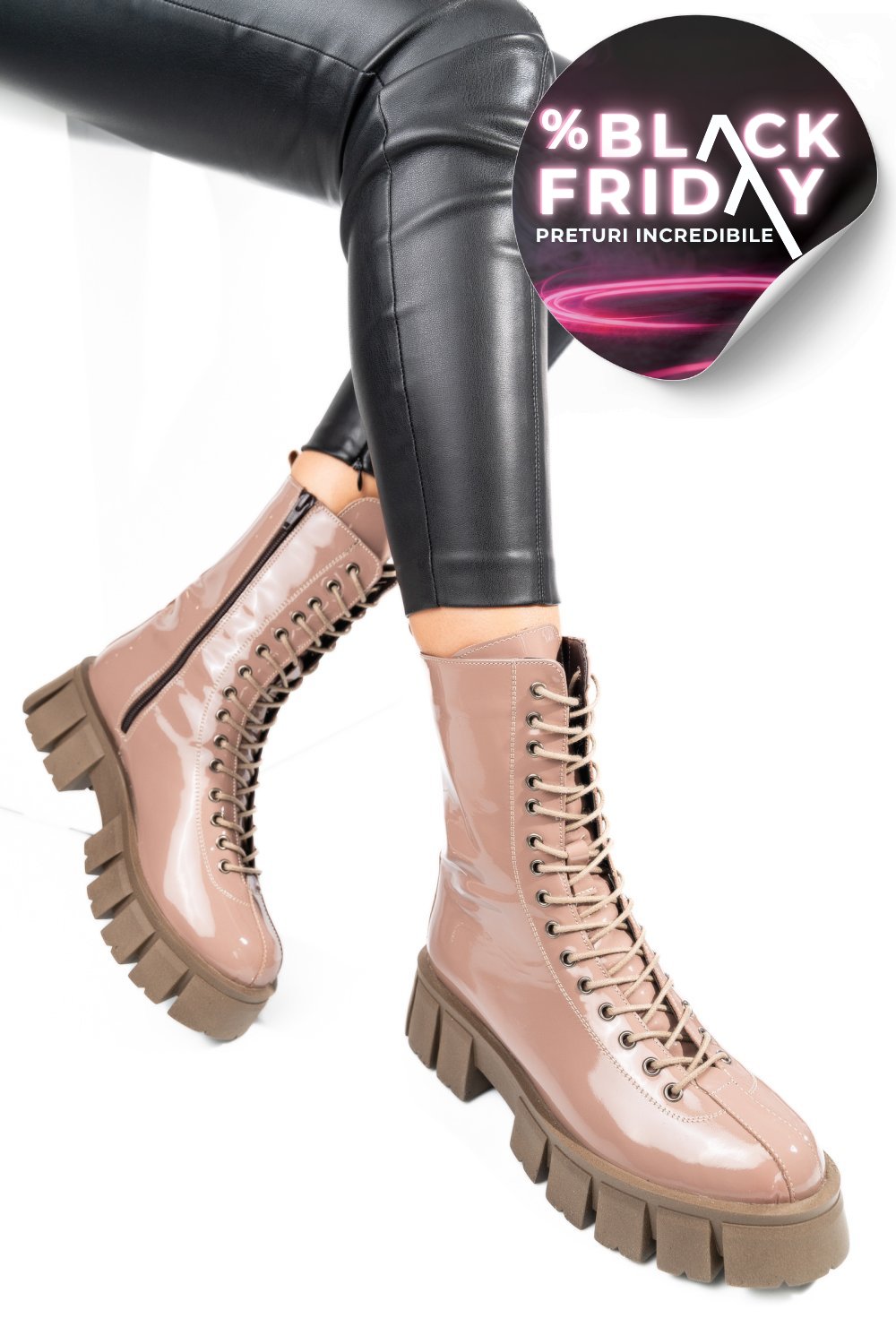 GHETE BEJ PIELE NATURALA LACUITA 242829NPK