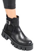 GHETE NEGRE PIELE NATURALA 242830NP