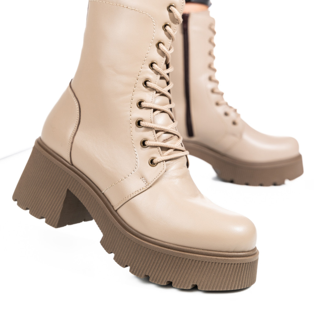GHETE BEJ PIELE NATURALA 242823N9