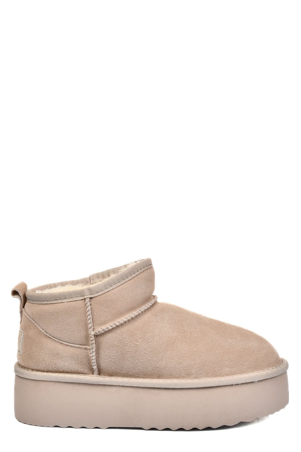 CIZME BEJ PIELE NATURALA INTOARSA 1S77250