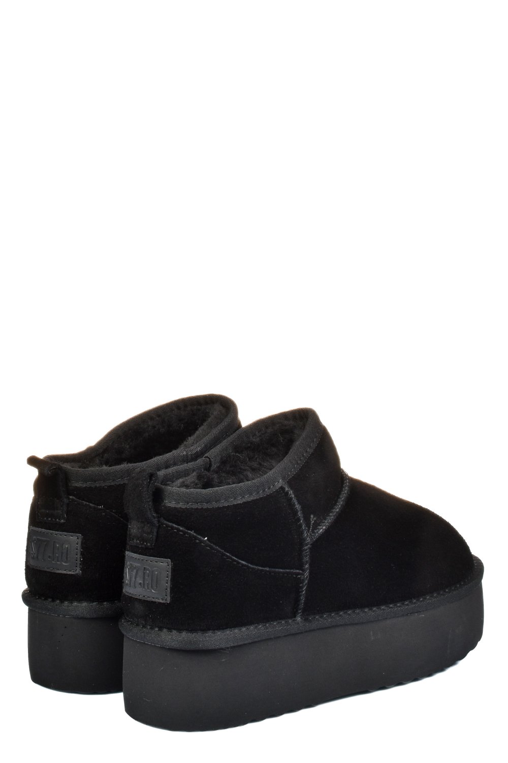 CIZME NEGRE PIELE NATURALA INTOARSA 1S77250