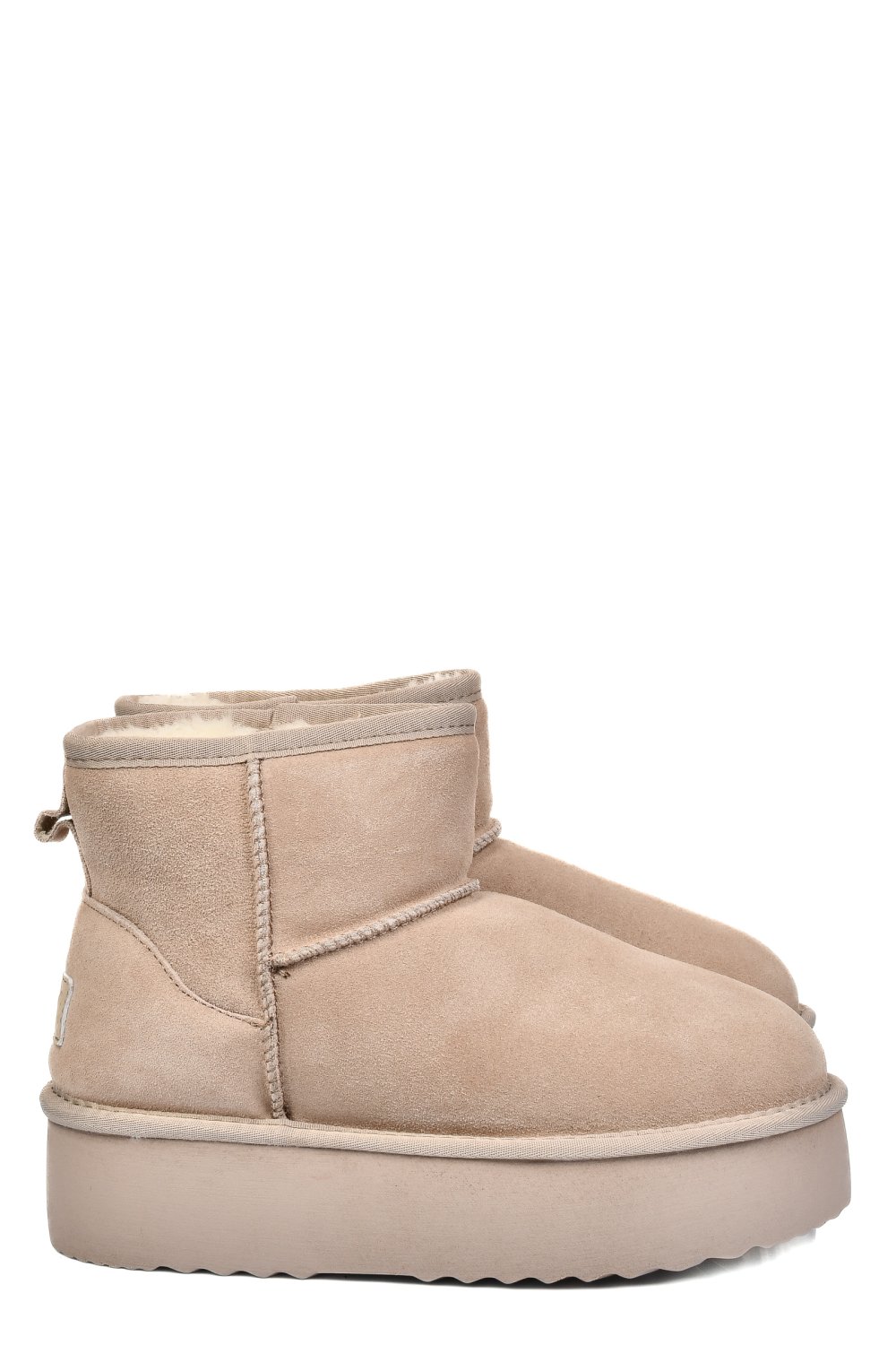 CIZME BEJ PIELE NATURALA INTOARSA 1S77251