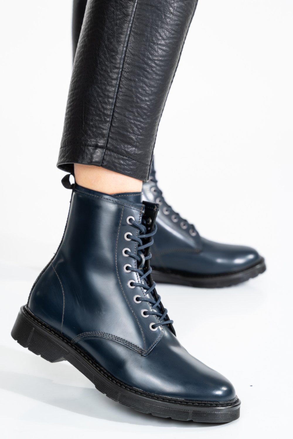 GHETE BLEUMARIN PIELE NATURALA LACUITA WH108H02