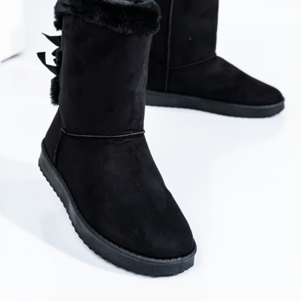 CIZME DAMA CARRERA BLACK SUEDE CAW73900