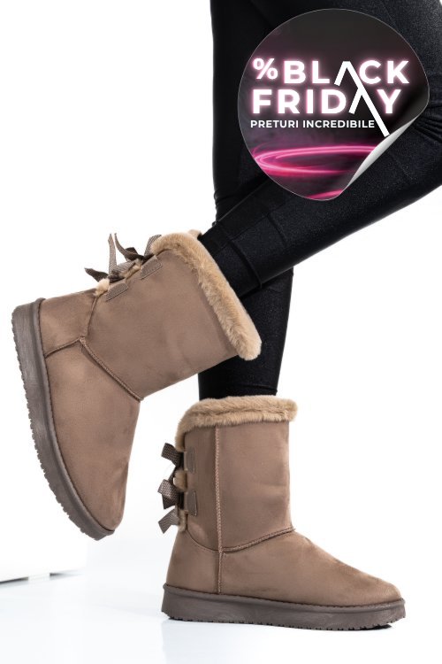 Cizme carrera brown suede caw73900