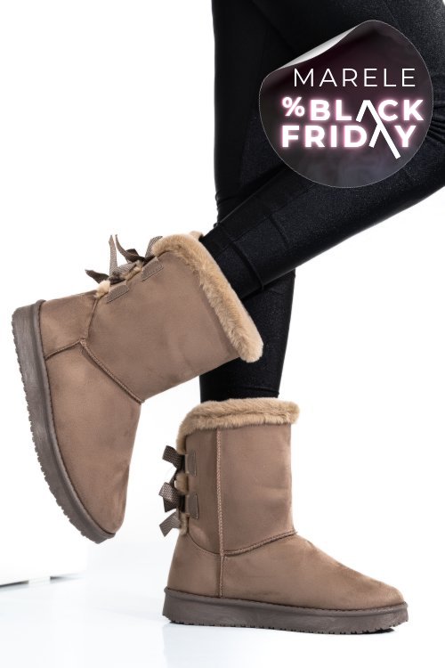 Cizme carrera brown suede caw73900