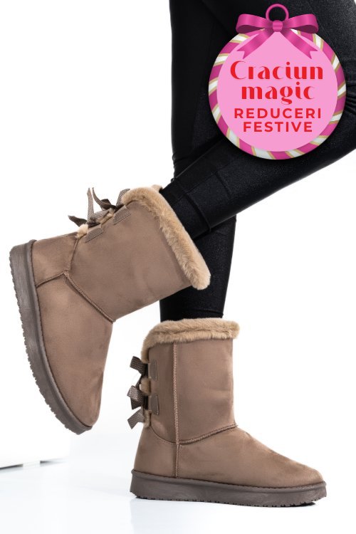 Cizme carrera brown suede caw73900