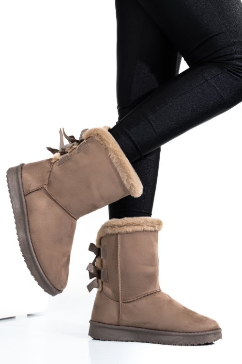 Cizme carrera brown suede caw73900