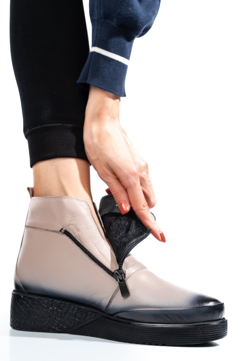 GHETE BEJ PIELE NATURALA APCKD020