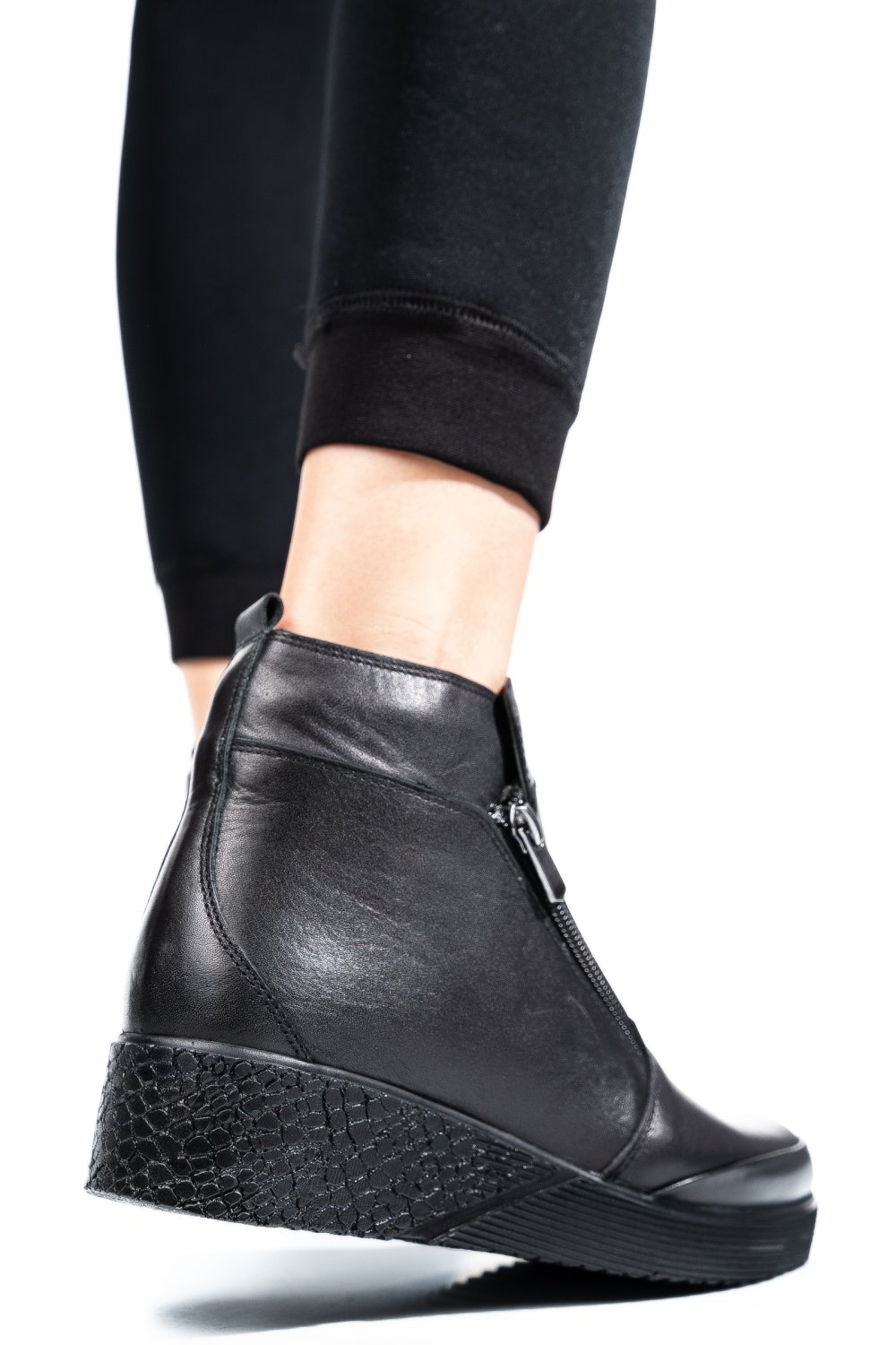 GHETE NEGRE PIELE NATURALA APCKD020