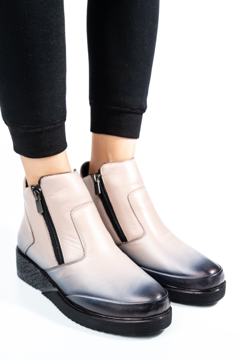 GHETE TAUPE PIELE NATURALA APCKD080