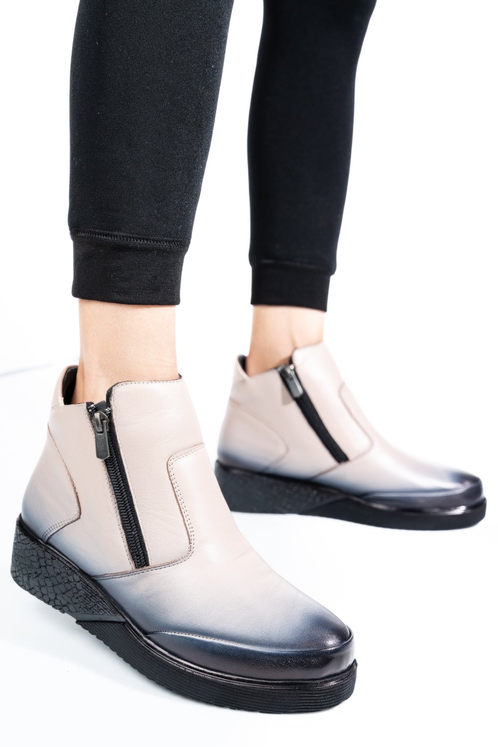 GHETE TAUPE PIELE NATURALA APCKD080