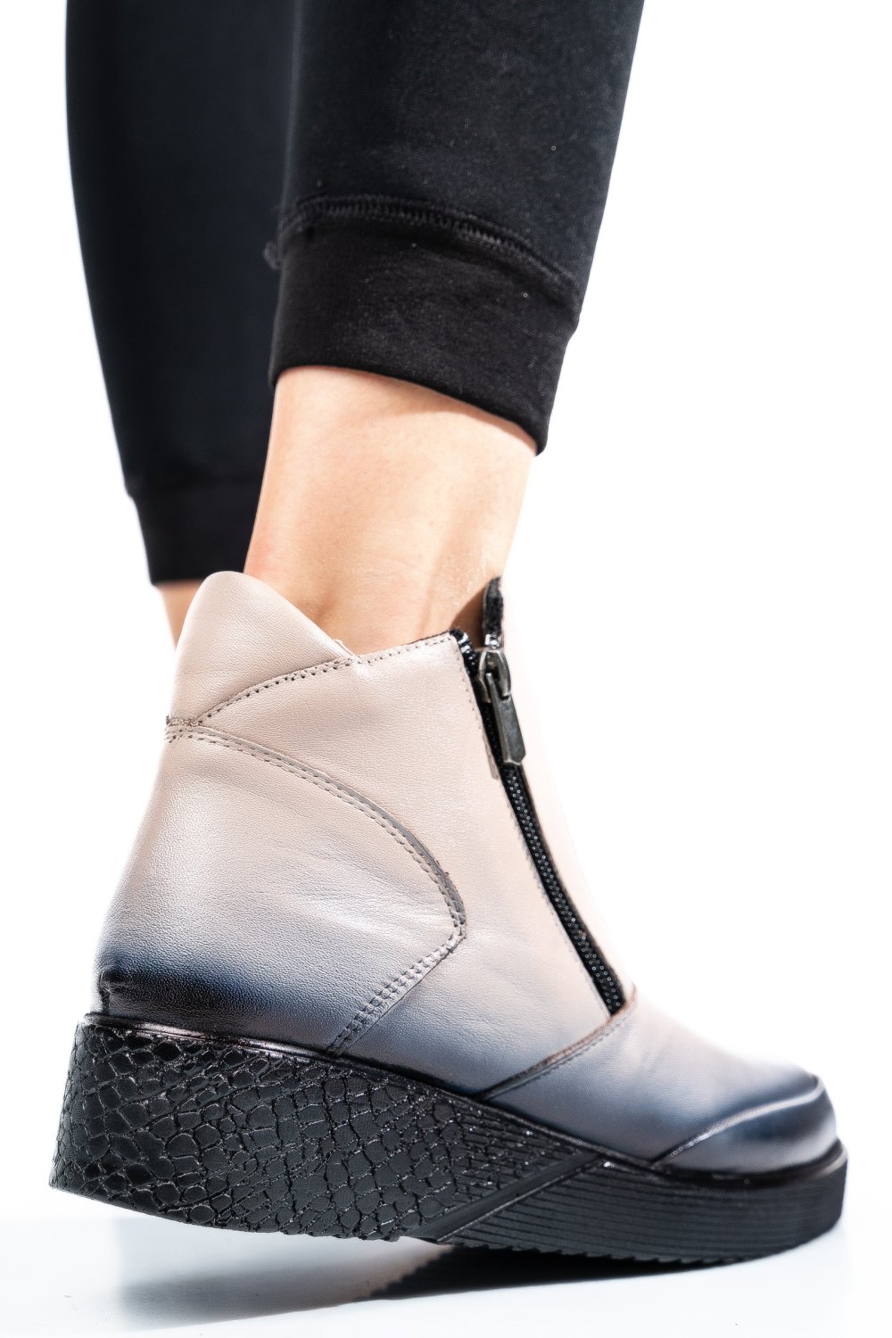 GHETE TAUPE PIELE NATURALA APCKD080