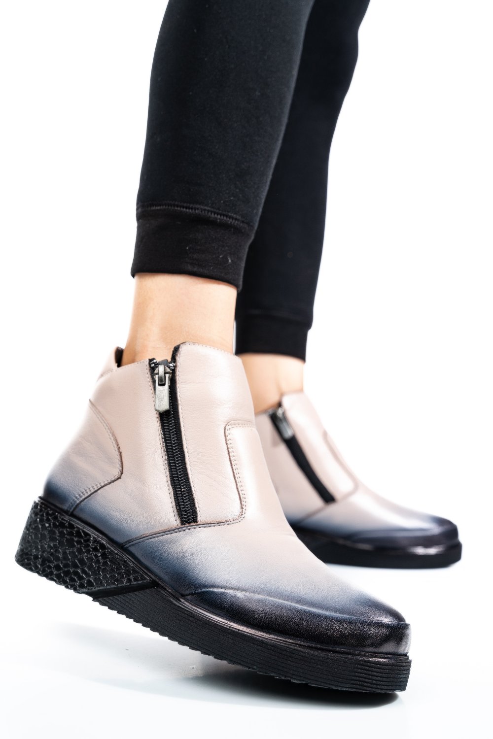 GHETE TAUPE PIELE NATURALA APCKD080