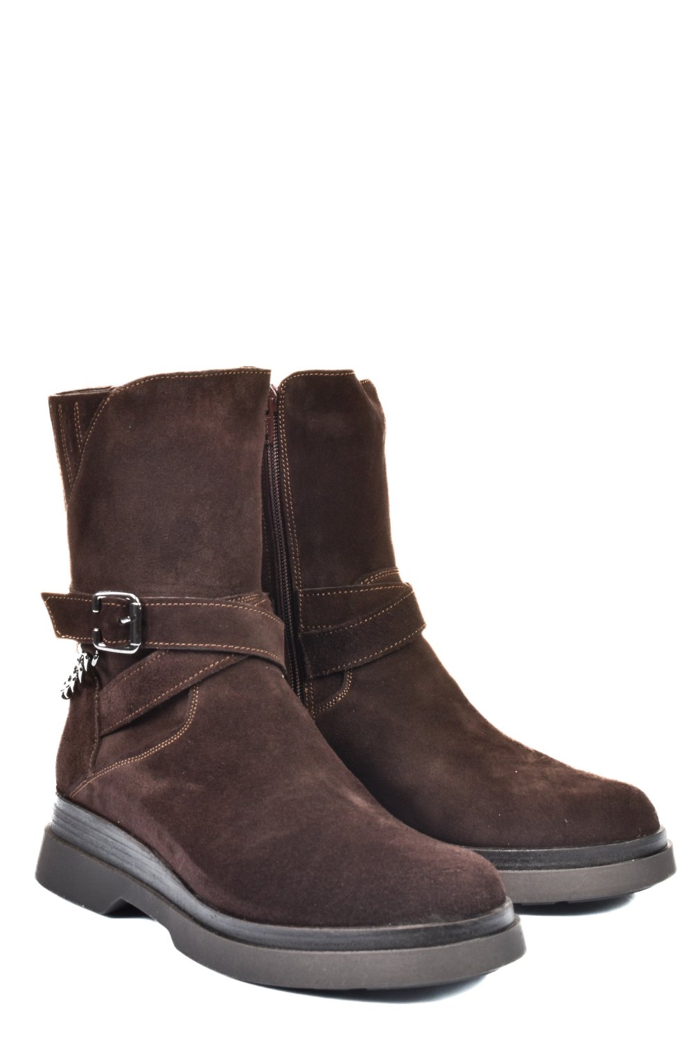 GHETE MARO INCHIS PIELE NATURALA INTOARSA 242817SP