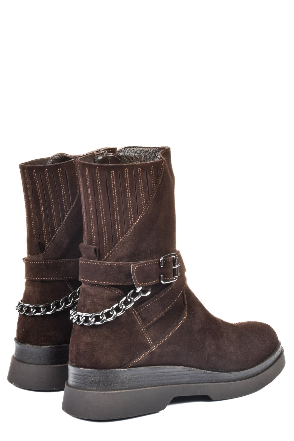 GHETE MARO INCHIS PIELE NATURALA INTOARSA 242817SP