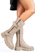 GHETE BEJ PIELE NATURALA 242845NP
