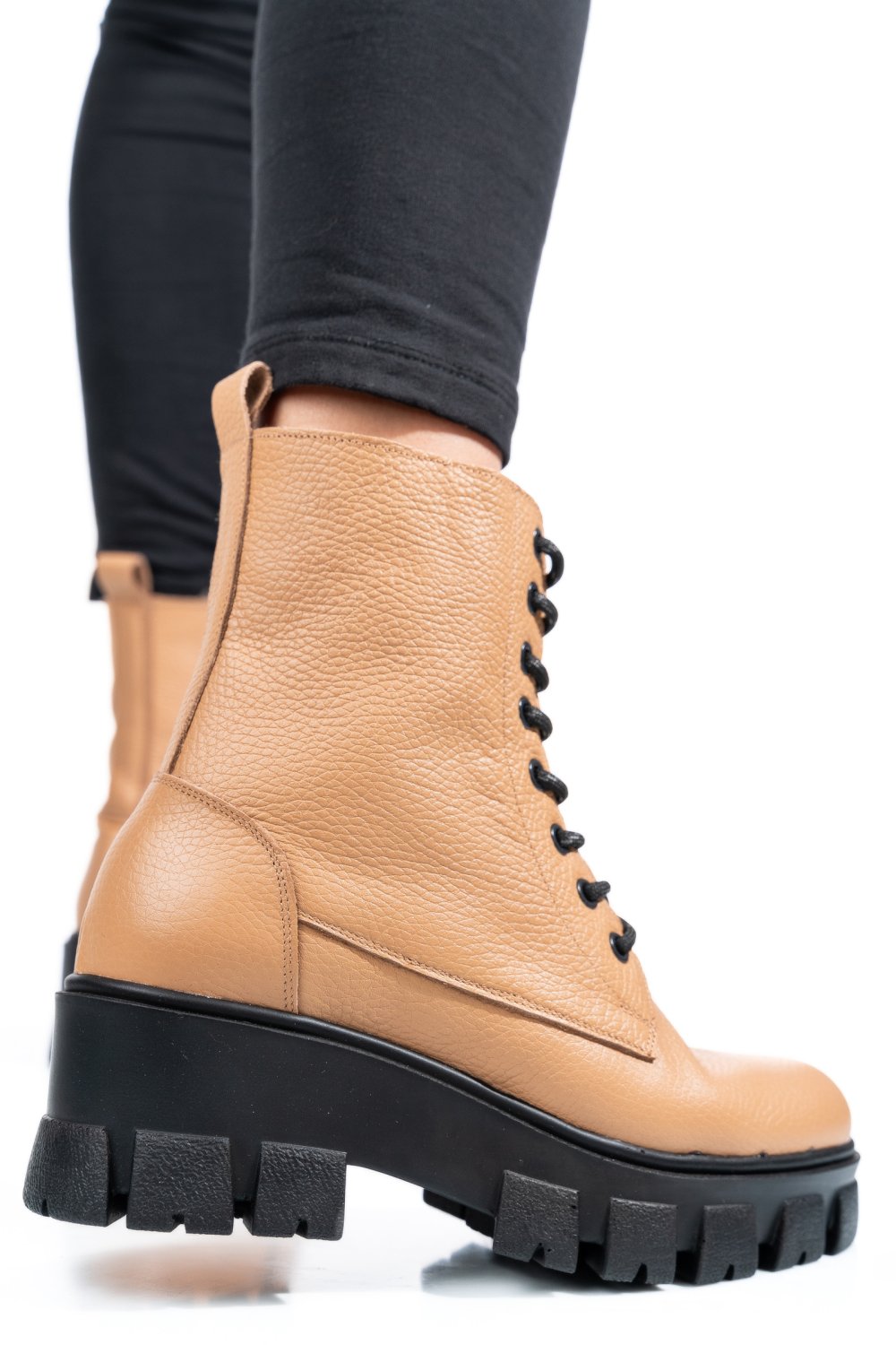 GHETE CAMEL PIELE NATURALA 1S7755