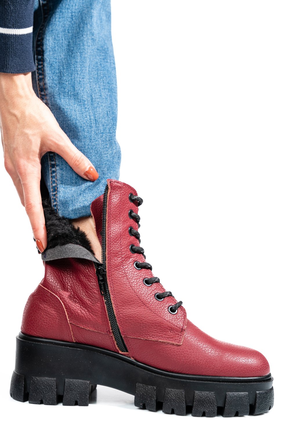 GHETE VISINI PIELE NATURALA 1S7755