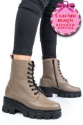 GHETE KHAKI PIELE NATURALA 1S7755
