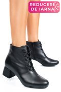 BOTINE NEGRE PIELE NATURALA 7S7780