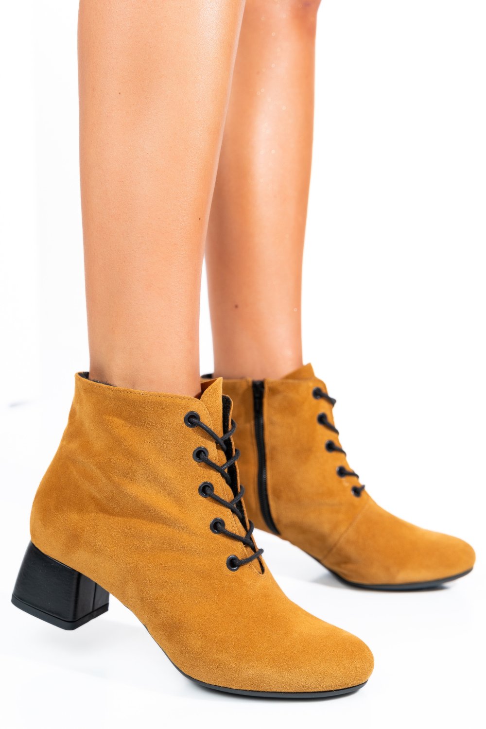 BOTINE MARO PIELE NATURALA 7S7780